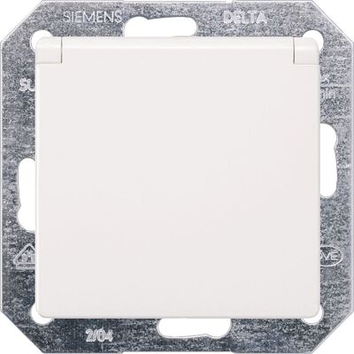 Toma de corriente con protección infantil de aluminio Siemens 5UB1930 Toma de corriente con protección infantil de aluminio Siemens 5UB1930