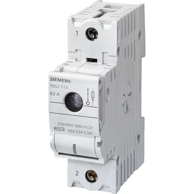 Siemens 5SG7113 Leitungsschutzschalter - D02, 63A, 1-pol., 230V Siemens 5SG7113 Leitungsschutzschalter - D02, 63A, 1-pol., 230V