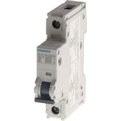 Siemens Modell 5SJ4106-7HG40 Leitungsschutzschalter - 1-polig, 6A, 240V Siemens Modell 5SJ4106-7HG40 Leitungsschutzschalter - 1-polig, 6A, 240V