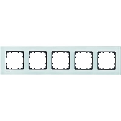 Siemens Marke Modell 5TG1205 Wandplatte - Glas, Grün, 5-Fach Siemens Marke Modell 5TG1205 Wandplatte - Glas, Grün, 5-Fach