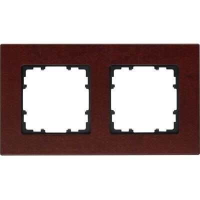 Siemens Rahmen Holz, 2-fach, IP20 - Wandplattenabdeckung Siemens Rahmen Holz, 2-fach, IP20 - Wandplattenabdeckung