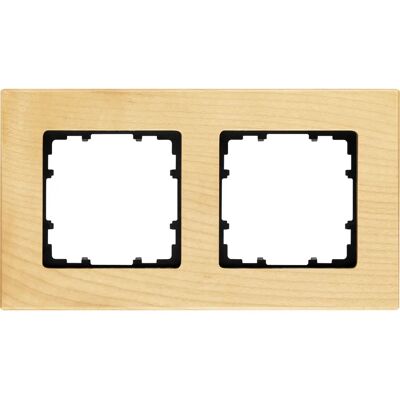 Siemens Wandplatte - 5TG1102-4 - Buche Holz - Horizontal/Vertikal Siemens Wandplatte - 5TG1102-4 - Buche Holz - Horizontal/Vertikal