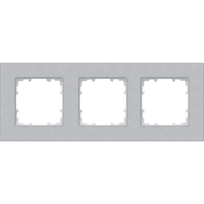 Siemens Wandplatte 3-fach Aluminium - Rahmen/Schalterabdeckung Siemens Wandplatte 3-fach Aluminium - Rahmen/Schalterabdeckung