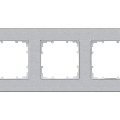 Siemens Wandplate/Schalterabdeckung - Aluminium, 5-fach, IP20 Siemens Wandplate/Schalterabdeckung - Aluminium, 5-fach, IP20