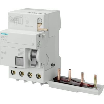 Disjoncteur Siemens 5SM2842-8 - 4 pôles, type A, 40A, 1000mA - Publicité Disjoncteur Siemens 5SM2842-8 - 4 pôles, type A, 40A, 1000mA - Publicité