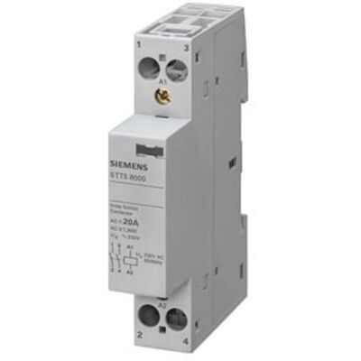 Siemens 5TT5800-0 Installationsrelæ - 20A, 2NO, AC 230V Siemens 5TT5800-0 Installationsrelæ - 20A, 2NO, AC 230V