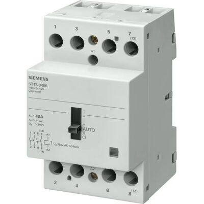Siemens 5TT5850-6 Schutzschalter - 63A, 230VAC, 4 Kontakte Siemens 5TT5850-6 Schutzschalter - 63A, 230VAC, 4 Kontakte