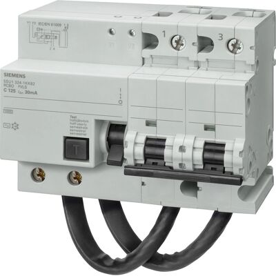 Siemens 5SU1324-7KK82 Interrupteur FI/LS - 125A, 30mA, Type A - Publicité Siemens 5SU1324-7KK82 Interrupteur FI/LS - 125A, 30mA, Type A - Publicité