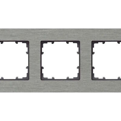 Siemens Wandrahmen - Modell 5TG1125-0 - Aluminium, IP20, 5-fach Siemens Wandrahmen - Modell 5TG1125-0 - Aluminium, IP20, 5-fach