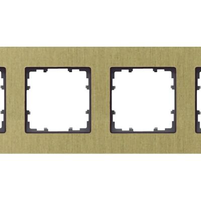 Siemens Aluminium Wandabdeckung 4-fach - Rahmen 4-fach Siemens Aluminium Wandabdeckung 4-fach - Rahmen 4-fach