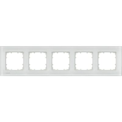 Cadre en verre blanc Siemens 5TG1205-1 - Couverture d'interrupteur - Publicité Cadre en verre blanc Siemens 5TG1205-1 - Couverture d'interrupteur - Publicité