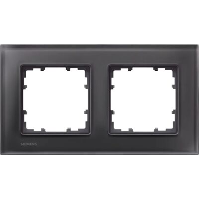 Siemens Wandplatte - 5TG1202-2 - Glas, 2-fach, Grün - Rahmen Siemens Wandplatte - 5TG1202-2 - Glas, 2-fach, Grün - Rahmen