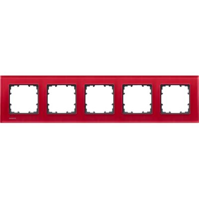 Siemens 5TG1205-3 Rahmen - Glas, Weiß - 5-fach Siemens 5TG1205-3 Rahmen - Glas, Weiß - 5-fach