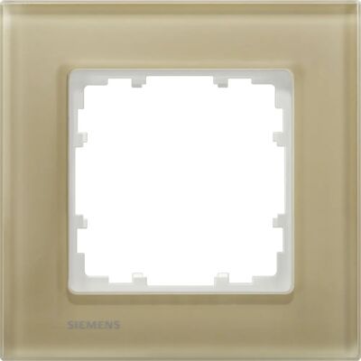 Siemens Wandplatte - 5TG1201-4 - Glas, Schwarz - Schalterabdeckung Siemens Wandplatte - 5TG1201-4 - Glas, Schwarz - Schalterabdeckung