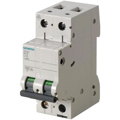 Siemens Leitungsschutzschalter - 2P 4A 6kA - IP20 - Modularer Schalter Siemens Leitungsschutzschalter - 2P 4A 6kA - IP20 - Modularer Schalter