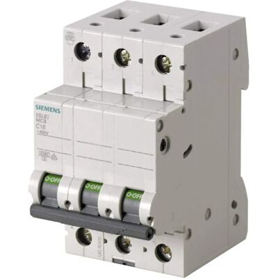Siemens 5SL6325-7 strømbryter - 3-polig 25A Siemens 5SL6325-7 strømbryter - 3-polig 25A