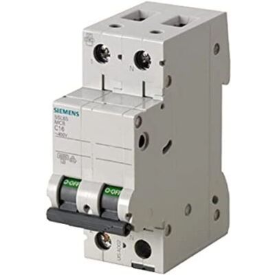 Interruptor Siemens 5SL6510-7 - 230V 6kA C 1+N - Carril DIN Interruptor Siemens 5SL6510-7 - 230V 6kA C 1+N - Carril DIN