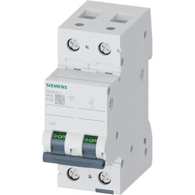 Siemens 5SL6513-7 - Leitungsschutzschalter 13A 230V, C-Kurve - SENTRON Siemens 5SL6513-7 - Leitungsschutzschalter 13A 230V, C-Kurve - SENTRON