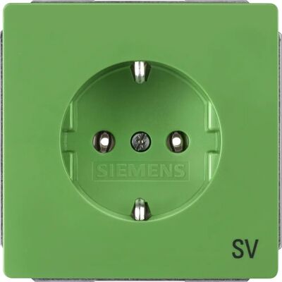 Siemens Marke 5UB1815 Delta Style grüne Steckdose - 16A 250V Siemens Marke 5UB1815 Delta Style grüne Steckdose - 16A 250V