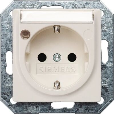 Siemens 5UB1524 Titanweiß Kinder-geschützter Steckdose Siemens 5UB1524 Titanweiß Kinder-geschützter Steckdose