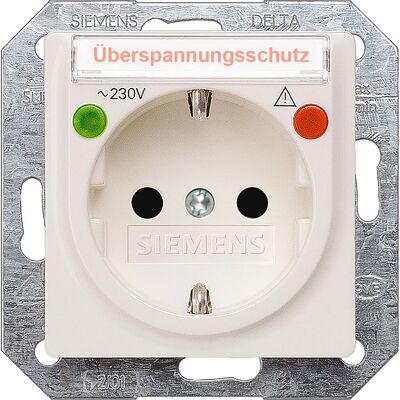 Siemens Modell 5UB1945 Steckdose - Kindersicherung & Überspannungsschutz Siemens Modell 5UB1945 Steckdose - Kindersicherung & Überspannungsschutz