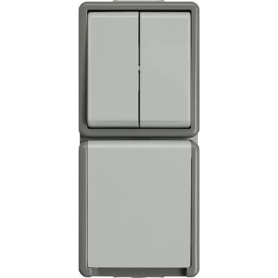 Siemens 5TA4825 Stoßfestes IP44 Wandplatte - Schalter & Steckdose Siemens 5TA4825 Stoßfestes IP44 Wandplatte - Schalter & Steckdose