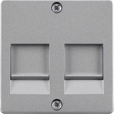 Siemens Wandplatte - Aluminium - IP20 - 5TG2124 Siemens Wandplatte - Aluminium - IP20 - 5TG2124