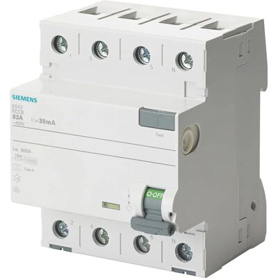 Siemens 5SV3342-6GV01 Disjoncteur différentiel - 25A, 0.03A, 400V - Publicité Siemens 5SV3342-6GV01 Disjoncteur différentiel - 25A, 0.03A, 400V - Publicité