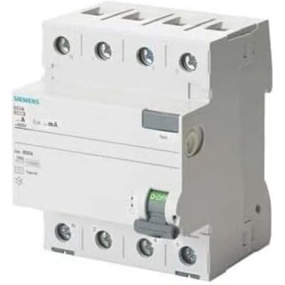 Siemens SENTRON Disjoncteur 63A 4 pôles 30mA - Protection électrique - Publicité Siemens SENTRON Disjoncteur 63A 4 pôles 30mA - Protection électrique - Publicité
