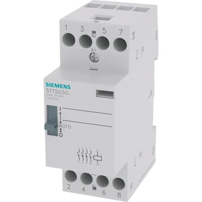 Siemens Kontaktor 4P 24V AC/DC - 5TT5030-8 Siemens Kontaktor 4P 24V AC/DC - 5TT5030-8
