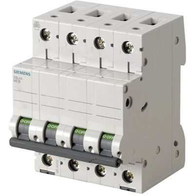 Siemens Modell 5SL44408 400V 4P 10kA D-Kurve Leitungsschutzschalter Siemens Modell 5SL44408 400V 4P 10kA D-Kurve Leitungsschutzschalter