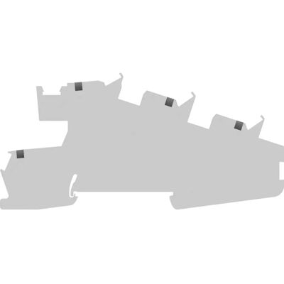 Siemens 8WH6001-4DF00 elektrische Anschlussklemmen - 2,5mm², Grau, 50 Stück Siemens 8WH6001-4DF00 elektrische Anschlussklemmen - 2,5mm², Grau, 50 Stück