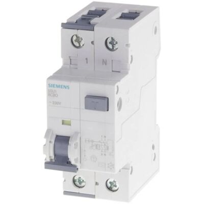 Siemens 5SU13544KK16 FI/LS-Schalter - 2-polig, 16A, 0,03A Siemens 5SU13544KK16 FI/LS-Schalter - 2-polig, 16A, 0,03A