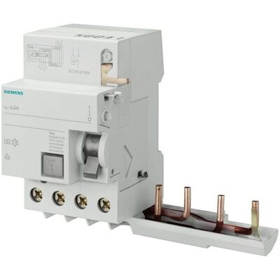 Siemens SENTRON 4P 63A Dispositivo de Corriente Residual Siemens SENTRON 4P 63A Dispositivo de Corriente Residual