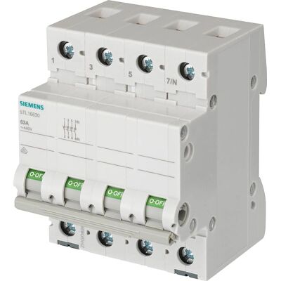 Siemens Modell 5TL1663-0 Grau 3P 63A Schalter - Trennschalter Siemens Modell 5TL1663-0 Grau 3P 63A Schalter - Trennschalter