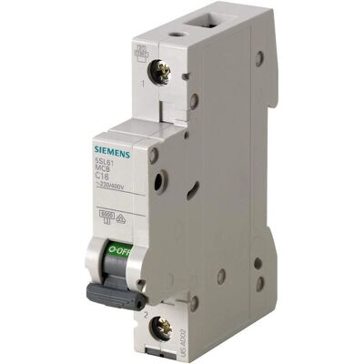Siemens 5SL6102-6 Automatsäkring - 2A, B, 230/400V Siemens 5SL6102-6 Automatsäkring - 2A, B, 230/400V