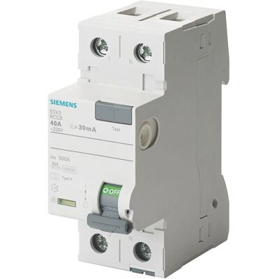 Siemens 5SV3612-3 - FI-Schutzschalter, 2-polig, Typ F Siemens 5SV3612-3 - FI-Schutzschalter, 2-polig, Typ F