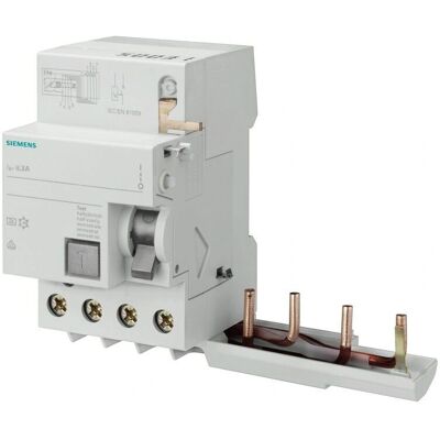 Siemens Modèle 5SM26436 Disjoncteur différentiel - 4P, 40A, 300mA - Publicité Siemens Modèle 5SM26436 Disjoncteur différentiel - 4P, 40A, 300mA - Publicité