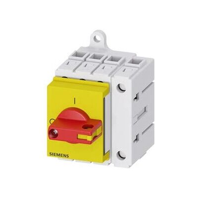Siemens 3LD31300TL13 Schalter - 3-polig, Rot Siemens 3LD31300TL13 Schalter - 3-polig, Rot
