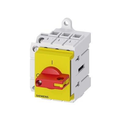Siemens 3LD31301TK13 Elektrischer Schalter - Drehschalter 3P Rot, Weiß, Gelb Siemens 3LD31301TK13 Elektrischer Schalter - Drehschalter 3P Rot, Weiß, Gelb
