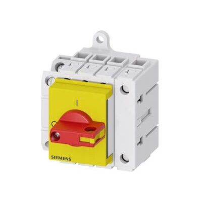 Siemens 3LD3130-1TL13 Drehschalter - 4P, Grau, Rot, Gelb Siemens 3LD3130-1TL13 Drehschalter - 4P, Grau, Rot, Gelb