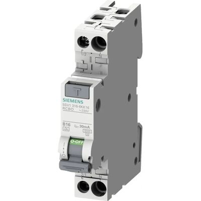 Siemens 5SV13166KK13 Fehlerstromschutzschalter - 2-polig 13A 230V Siemens 5SV13166KK13 Fehlerstromschutzschalter - 2-polig 13A 230V
