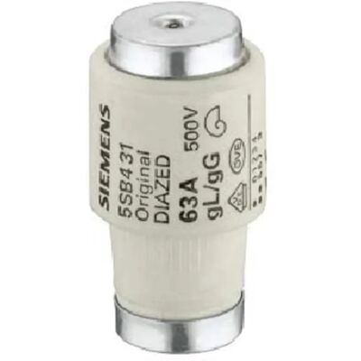Siemens 5SB4311 Sicherung - 63A, 440V DC, 500V AC Siemens 5SB4311 Sicherung - 63A, 440V DC, 500V AC