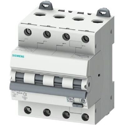 Siemens Modell 5SU13467FP20 - 4-polig differensialbryter 20A Siemens Modell 5SU13467FP20 - 4-polig differensialbryter 20A