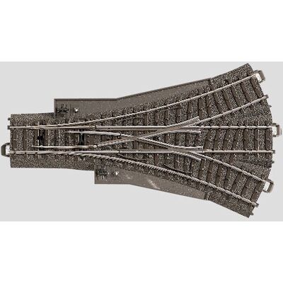 Piste de train Märklin 24630 - Croisement à trois voies - 188,3mm - Publicité Piste de train Märklin 24630 - Croisement à trois voies - 188,3mm - Publicité