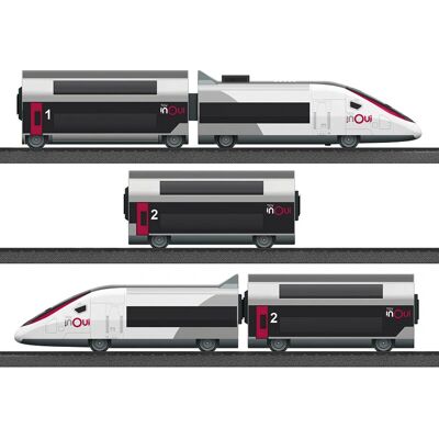 MÄRKLIN TGV Duplex Spoorweg & Trein Model HO - Hogesnelheidstrein Set MÄRKLIN TGV Duplex Spoorweg & Trein Model HO - Hogesnelheidstrein Set