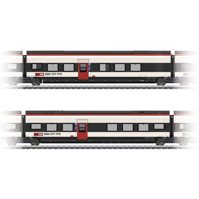 Märklin Tilføjelsesvognsæt 2 til RABe 501 Giruno - Passagerervogn Märklin Tilføjelsesvognsæt 2 til RABe 501 Giruno - Passagerervogn
