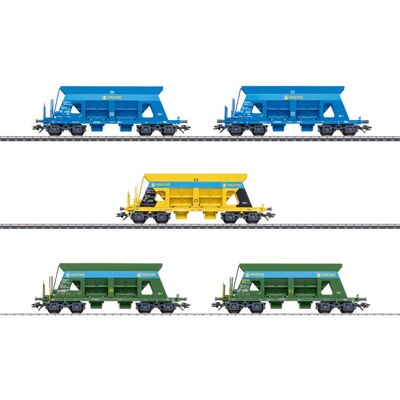 MÄRKLIN 46336 Modellbahn-Set - Detaillierte H0, 5 Güterwagen MÄRKLIN 46336 Modellbahn-Set - Detaillierte H0, 5 Güterwagen