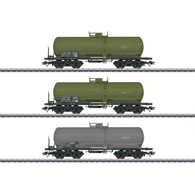 Märklin 46463 HO Model Train Set - 3 Gas Tank Cars Märklin 46463 HO Model Train Set - 3 Gas Tank Cars