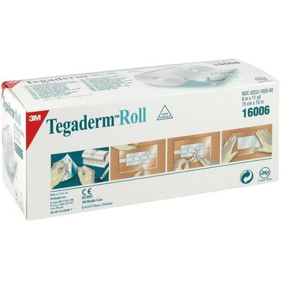 3M Tegaderm Roll 15 x 10 m - Medisinsk bandasjerull 3M Tegaderm Roll 15 x 10 m - Medisinsk bandasjerull